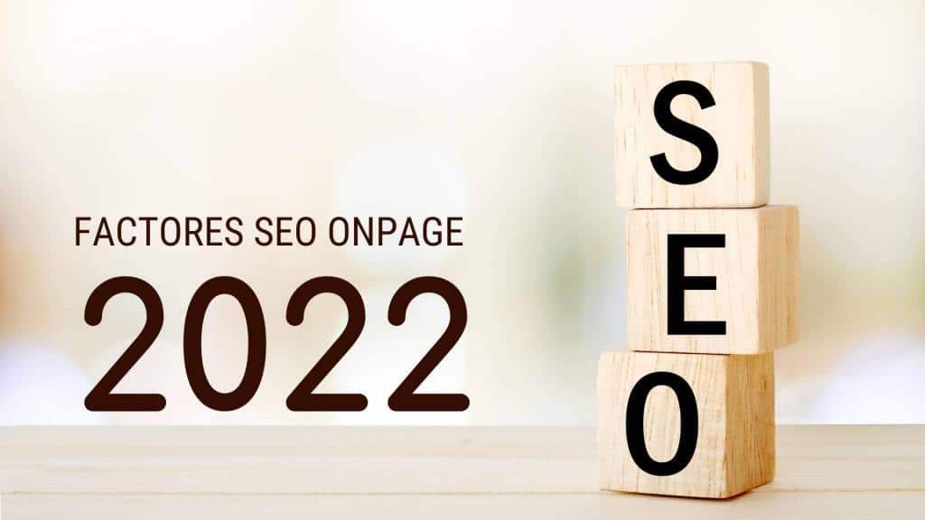 factores seo on page 2022