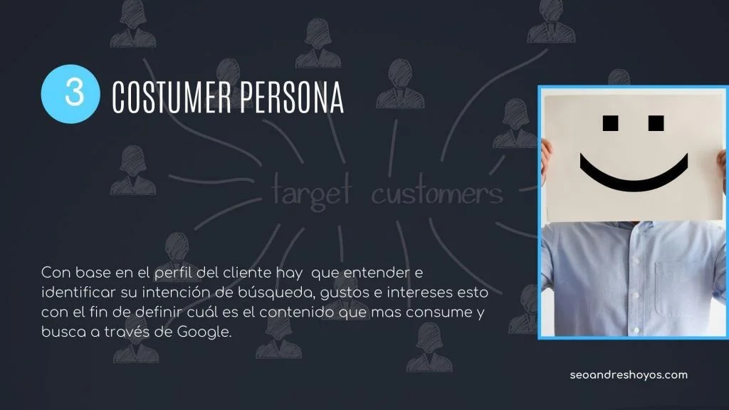 Pilar del seo on page perfil del customer persona